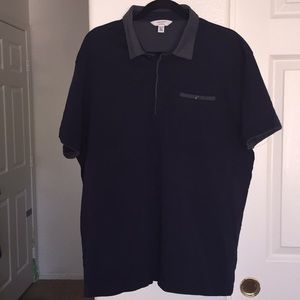 Men’s Calvin Klein Dark Blue Polo